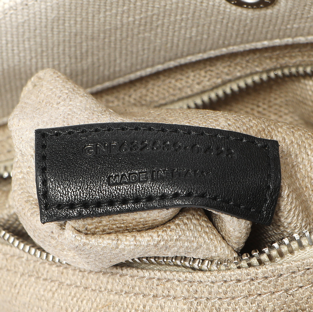 Exclusive Saint Laurent Linen Rive Gauche North South Tote — Alternate View 10