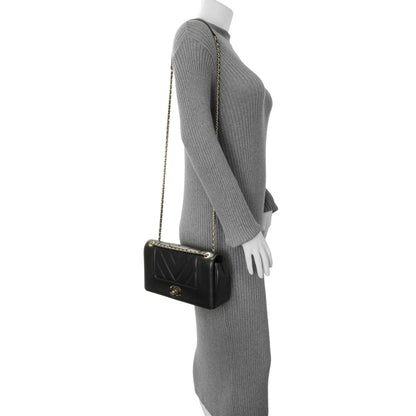 Exclusive Chanel Black Sheepskin Medium Vintage Mademoiselle Flap — Alternate View 15