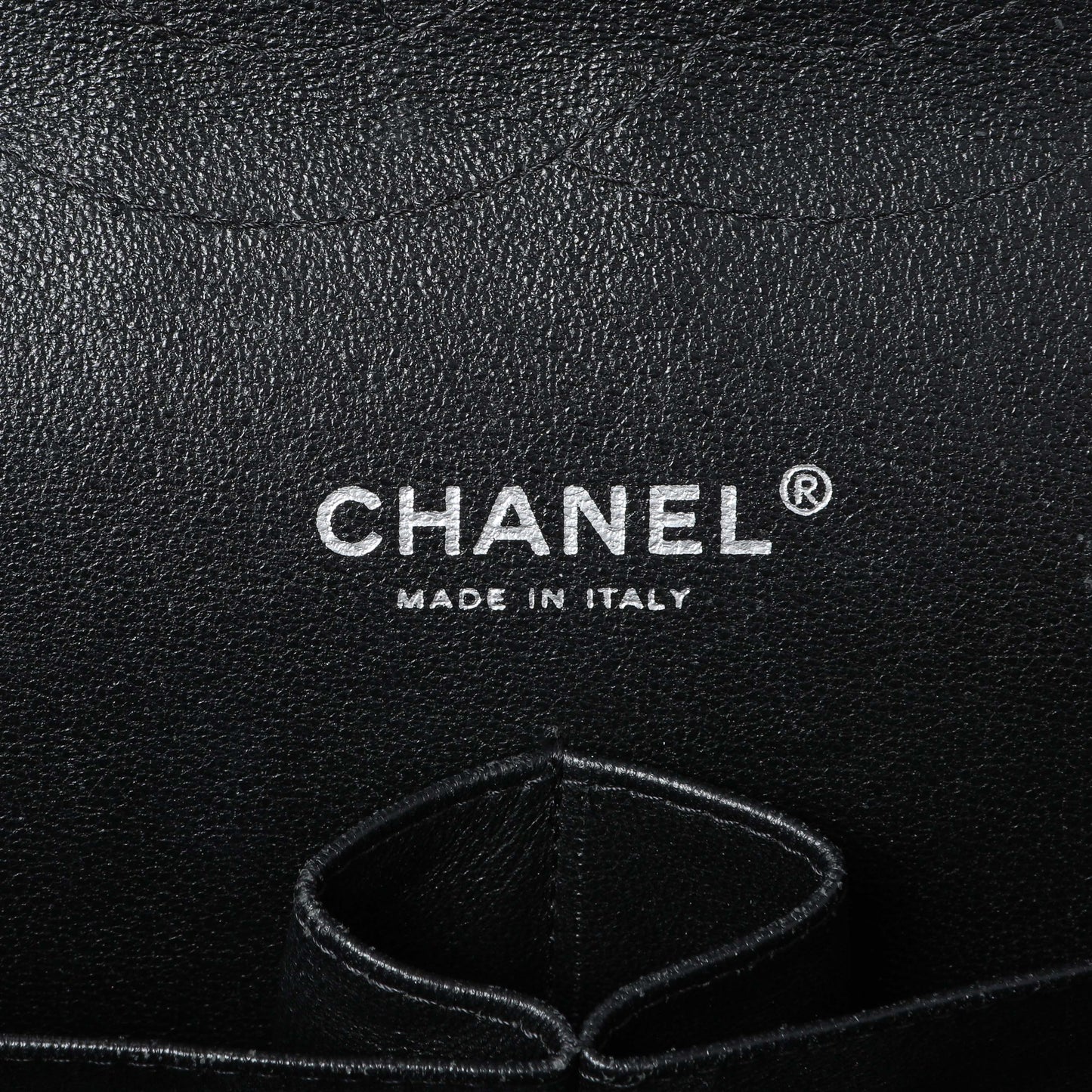 Exclusive Chanel Black Quilted Patent Jumbo Double Flap — Alternate View 9