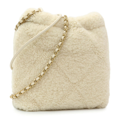 Exclusive Chanel Shearling Mini Chanel 22 — Side View