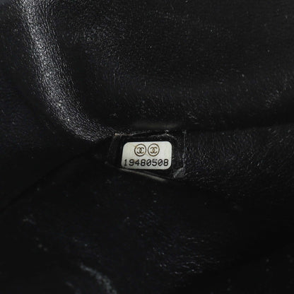 Exclusive Chanel Black Quilted Patent Jumbo Double Flap — Alternate View 10