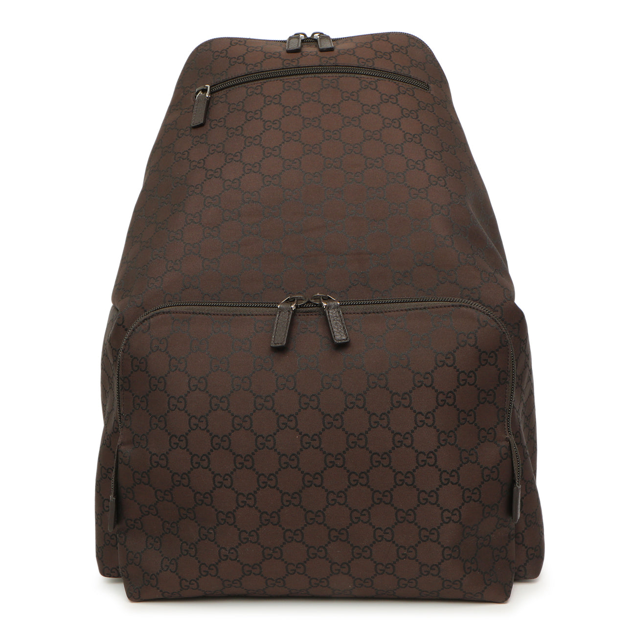 Exclusive Gucci Nylon Monogram Medium Backpack — Front View