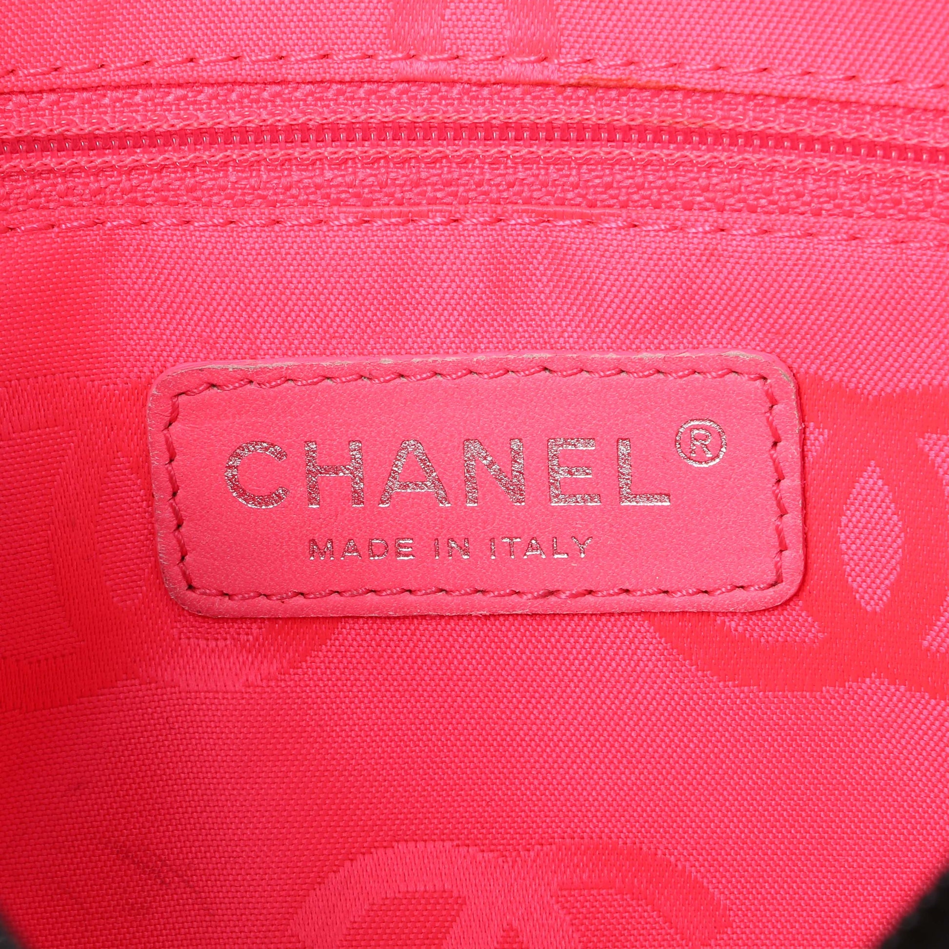 Exclusive Chanel Black Quilted Calfskin Cambon Pochette — Detail View