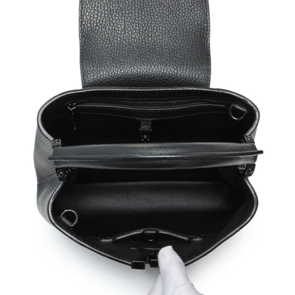 Exclusive Louis Vuitton Black Taurillon Capucines BB — Top View