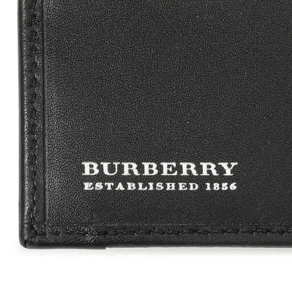 Exclusive Burberry Charcoal Check Bifold Wallet — Detail View