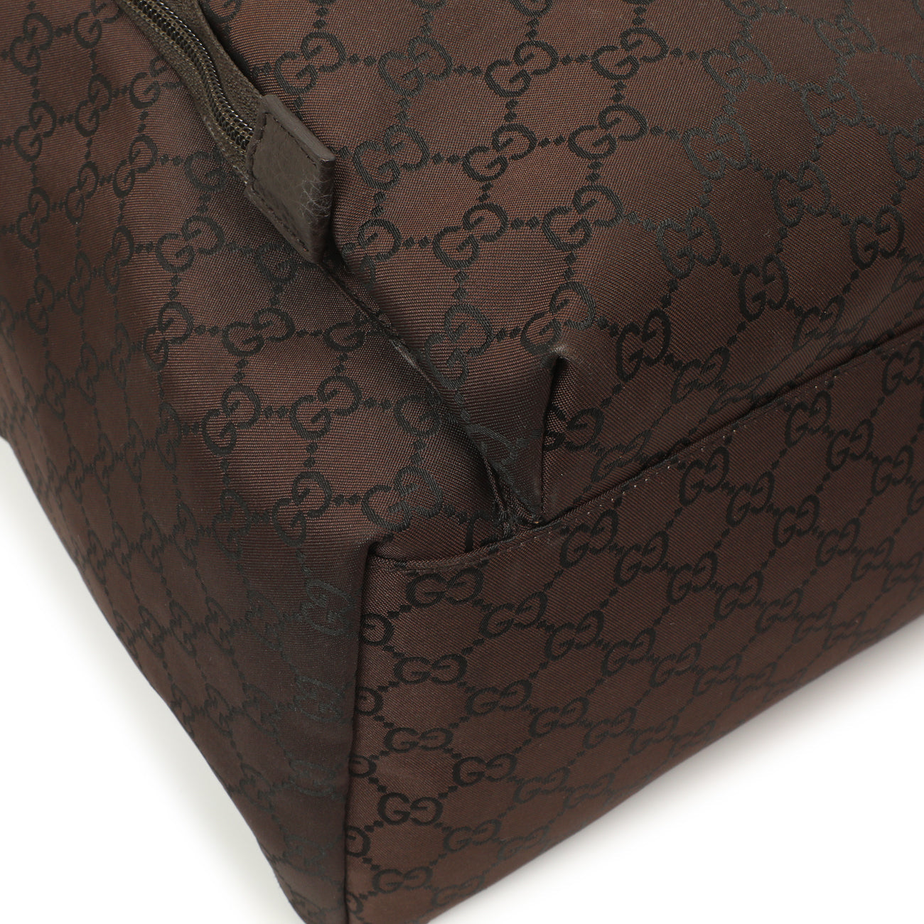 Exclusive Gucci Nylon Monogram Medium Backpack — Top View