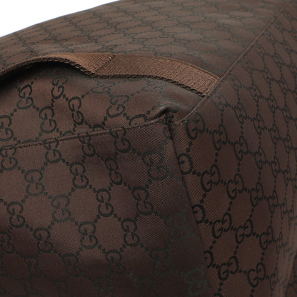Exclusive Gucci Nylon Monogram Medium Backpack — Lifestyle View