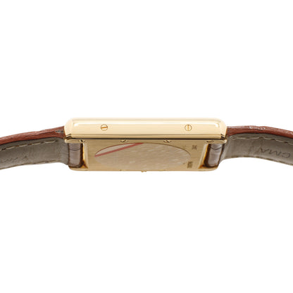 Exclusive Cartier 18K Yellow Gold Tank Louis W1529756 — Back View