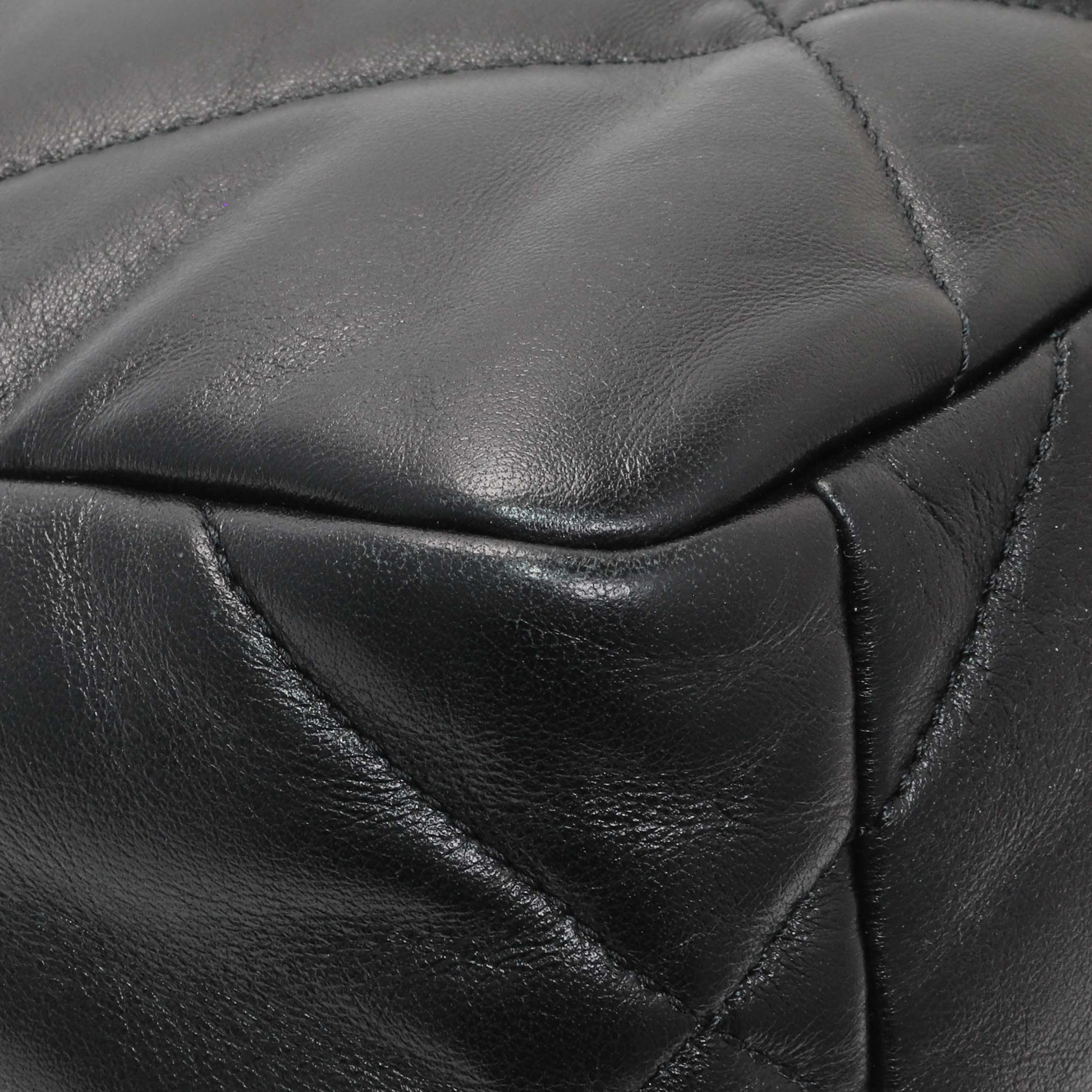 Exclusive Chanel Black Lambskin Quilted Medium Chanel 19 Flap — Alternate View 7
