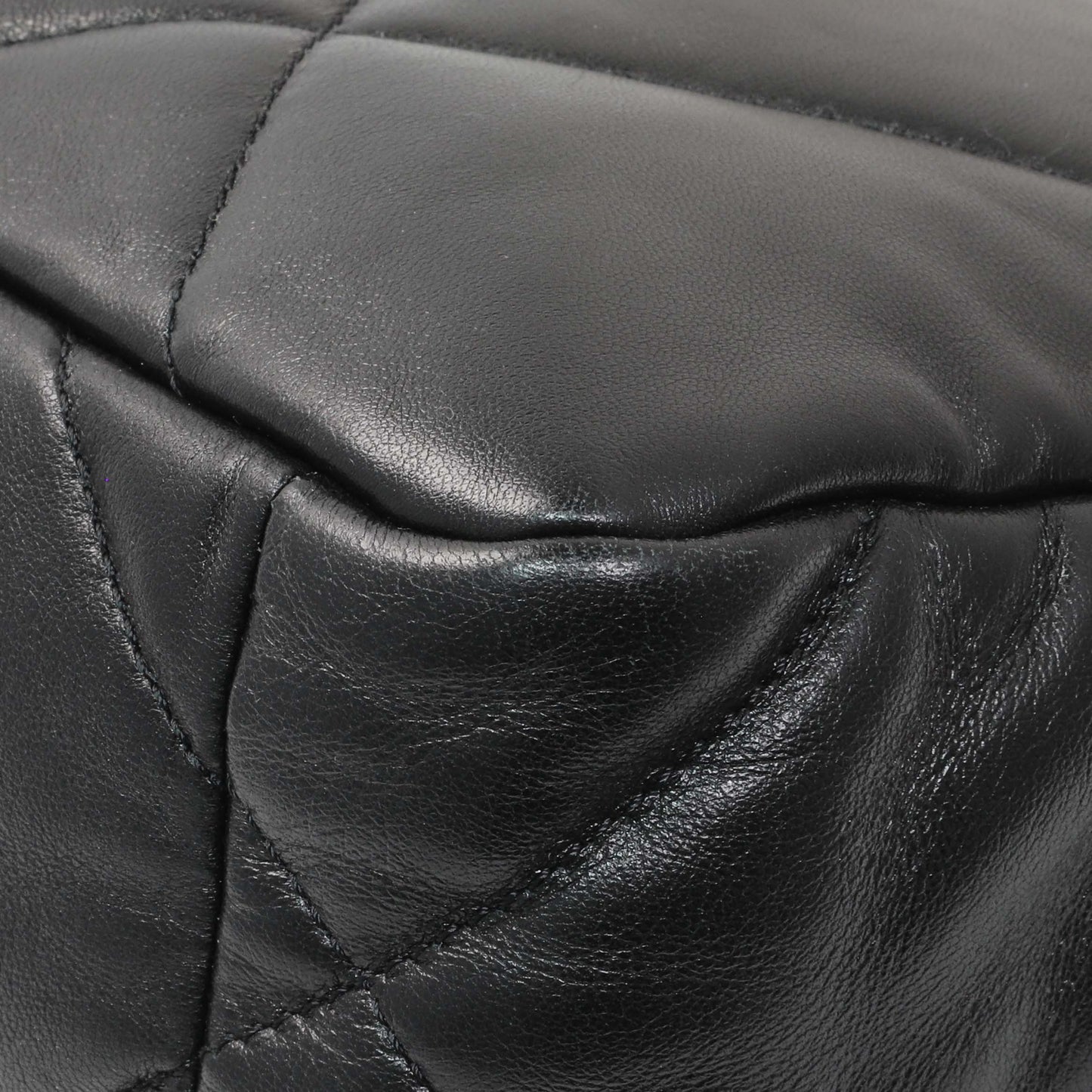 Exclusive Chanel Black Lambskin Quilted Medium Chanel 19 Flap — Alternate View 8