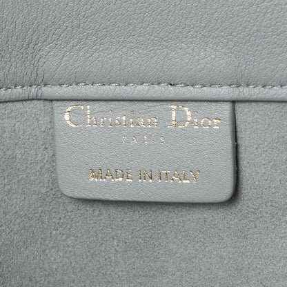 Exclusive Christian Dior Grey Calfskin Embossed Medium Book Tote — Alternate View 10