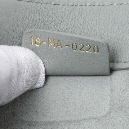 Exclusive Christian Dior Grey Calfskin Embossed Medium Book Tote — Alternate View 11