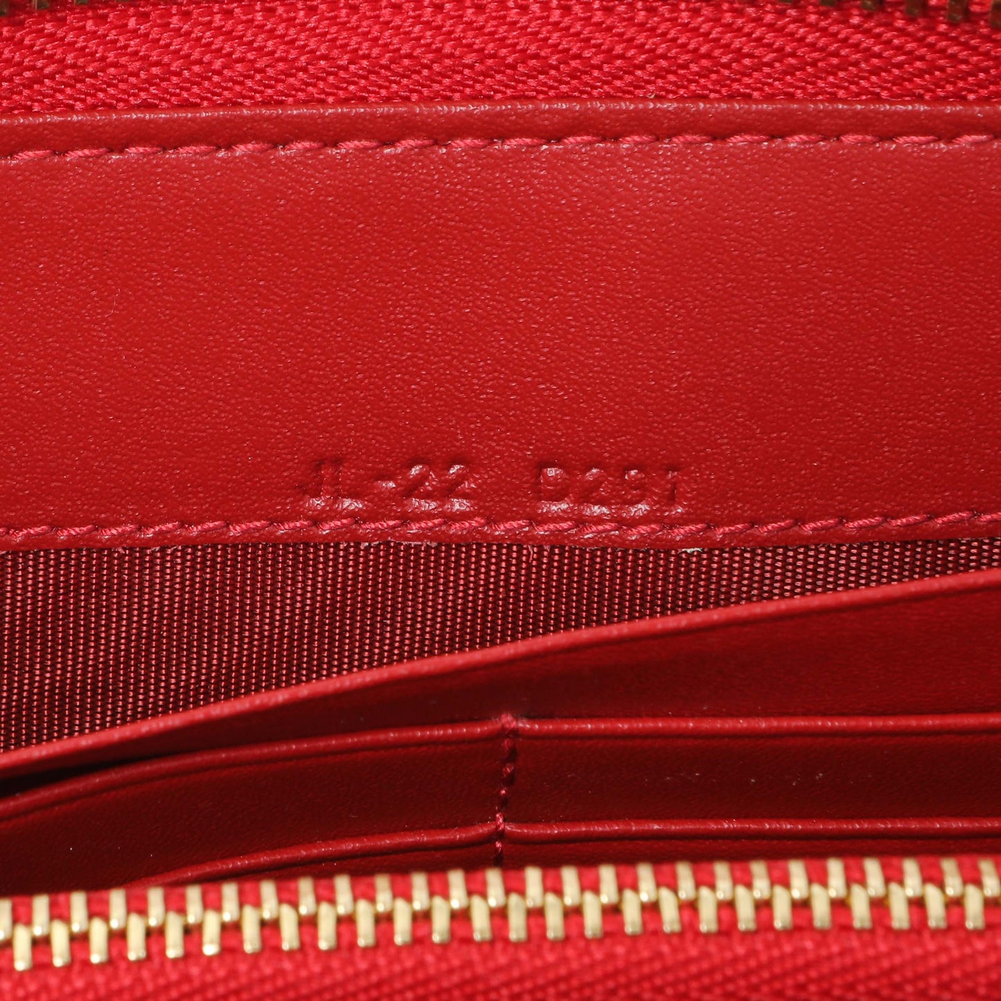 Exclusive Salvatore Ferragamo Red Calfskin Continental Wallet — Lifestyle View