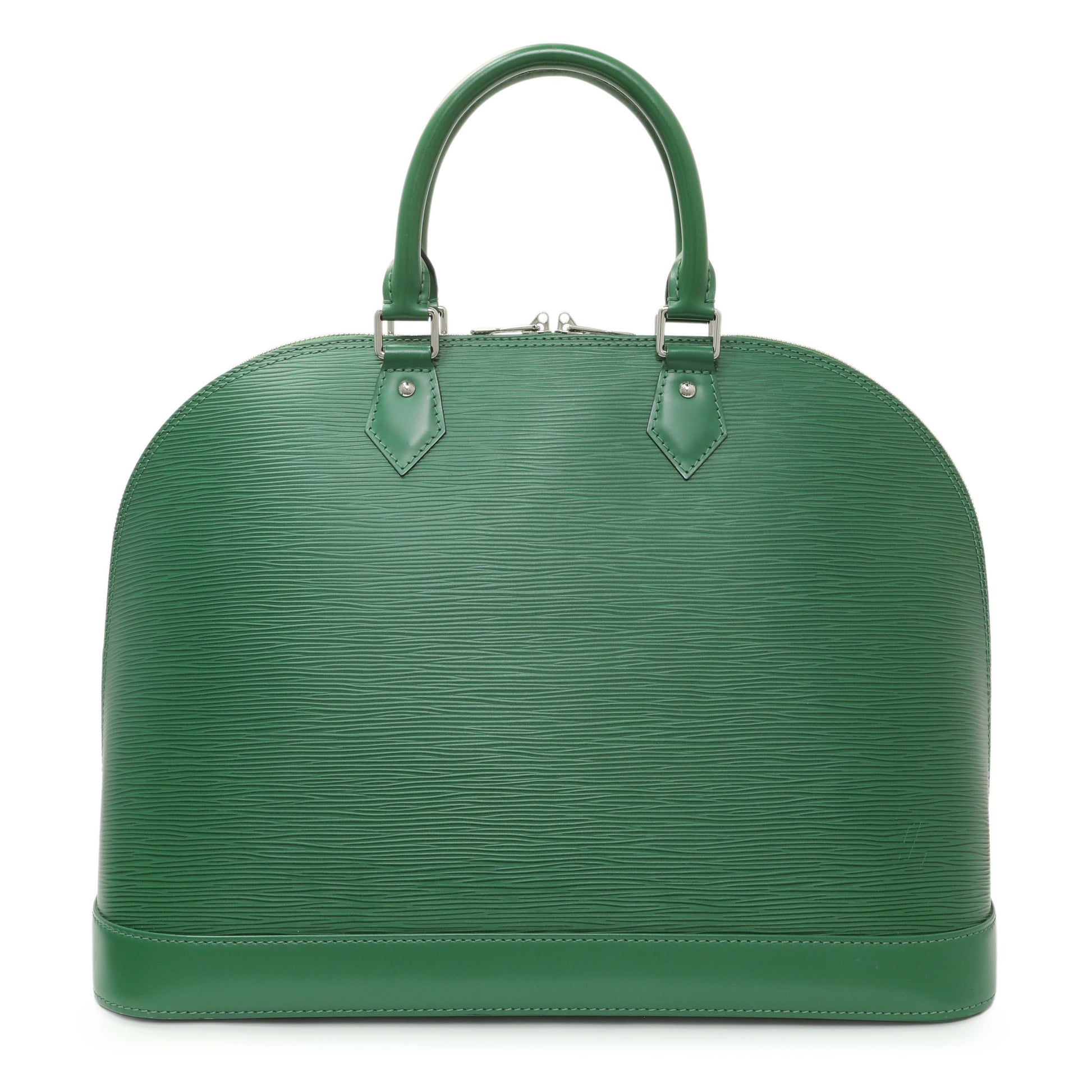 Exclusive Louis Vuitton Green Epi Alma GM — Front View