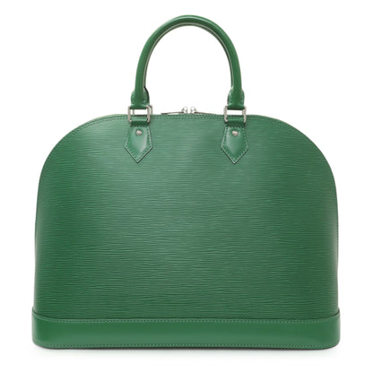 Exclusive Louis Vuitton Green Epi Alma GM — Front View