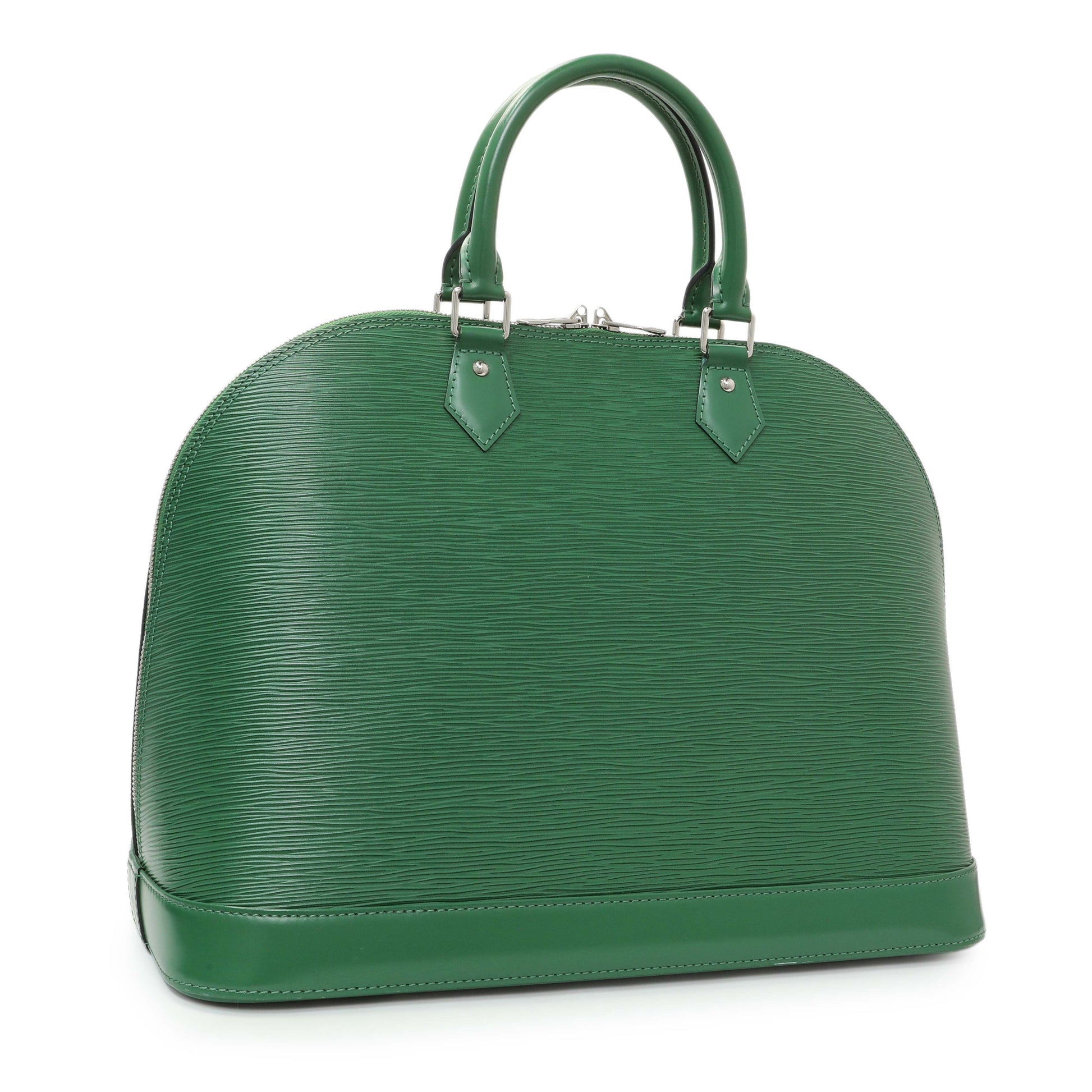 Exclusive Louis Vuitton Green Epi Alma GM — Side View