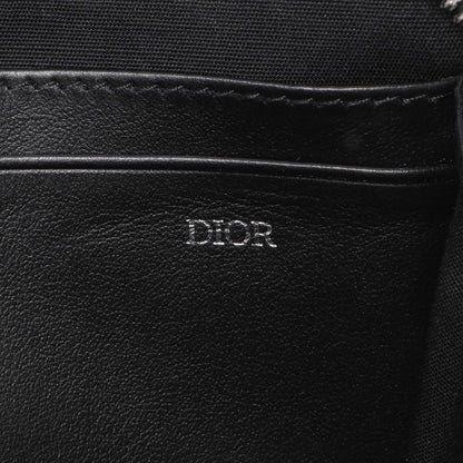 Exclusive Christian Dior Oblique Zipped Pouch with Strap — Detail View