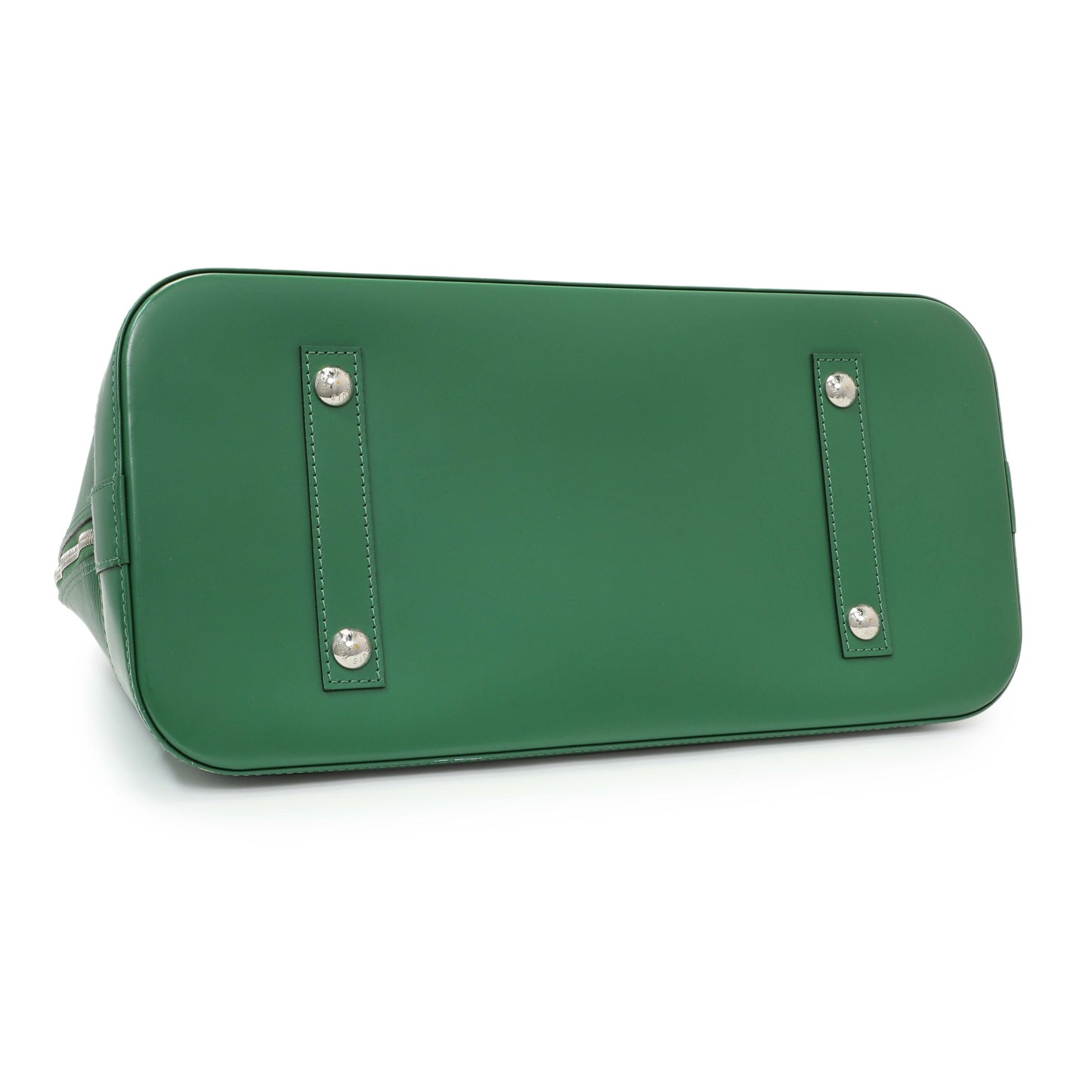 Exclusive Louis Vuitton Green Epi Alma GM — Back View
