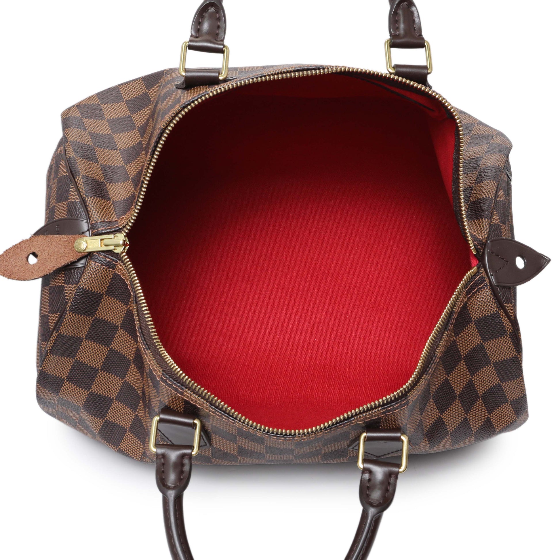 Exclusive Louis Vuitton Damier Ebene Speedy 35 — Alternate View 8