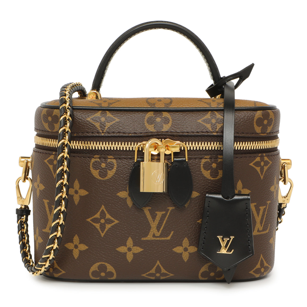 Exclusive Louis Vuitton Monogram Reverse Vanity PM — Front View