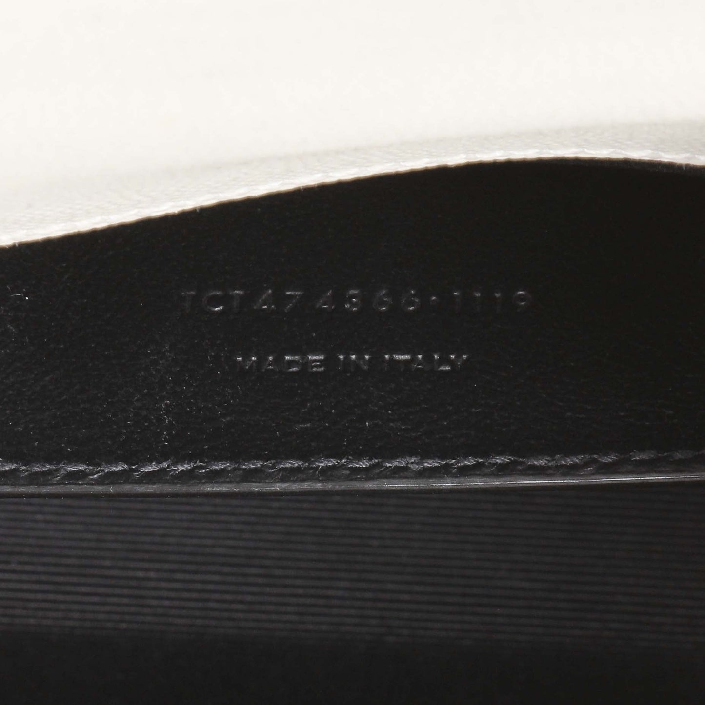 Exclusive Saint Laurent Crema Soft Grain De Poudre Small Classic Monogram Kate Tassel Satchel — Alternate View 10