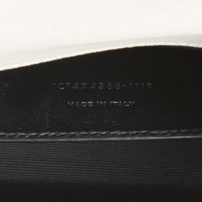 Exclusive Saint Laurent Crema Soft Grain De Poudre Small Classic Monogram Kate Tassel Satchel — Alternate View 10