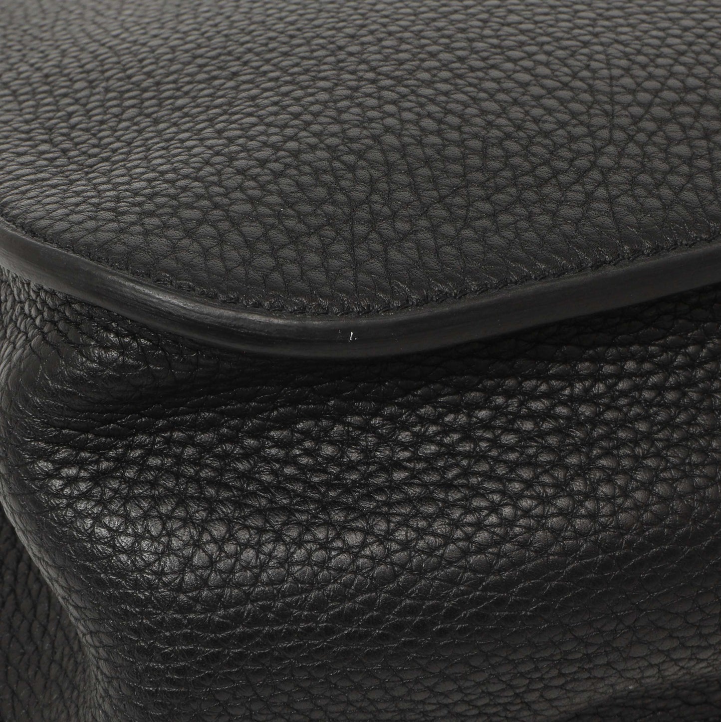 Exclusive Hermes Black Clemence Halzan 31 — Alternate View 8