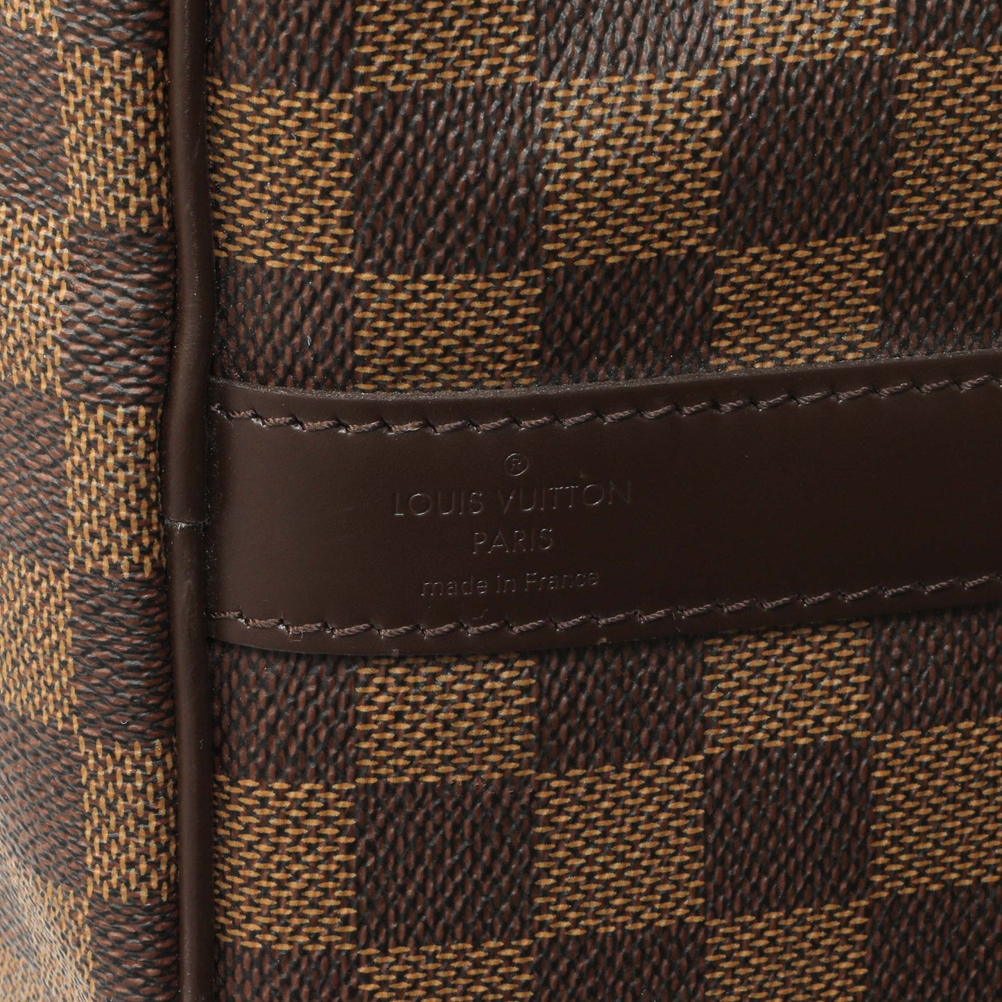 Exclusive Louis Vuitton Damier Ebene Keepall Bandouliere 55 — Alternate View 9