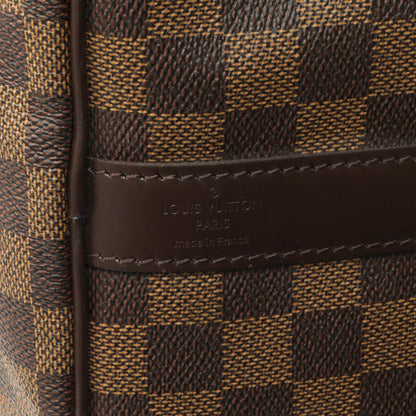 Exclusive Louis Vuitton Damier Ebene Keepall Bandouliere 55 — Alternate View 9