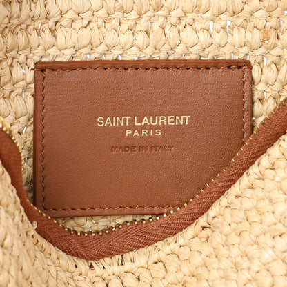 Exclusive Saint Laurent Raffia Gaby Shoulder Bag — Detail View