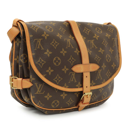 Exclusive Louis Vuitton Monogram Saumur 30 — Side View