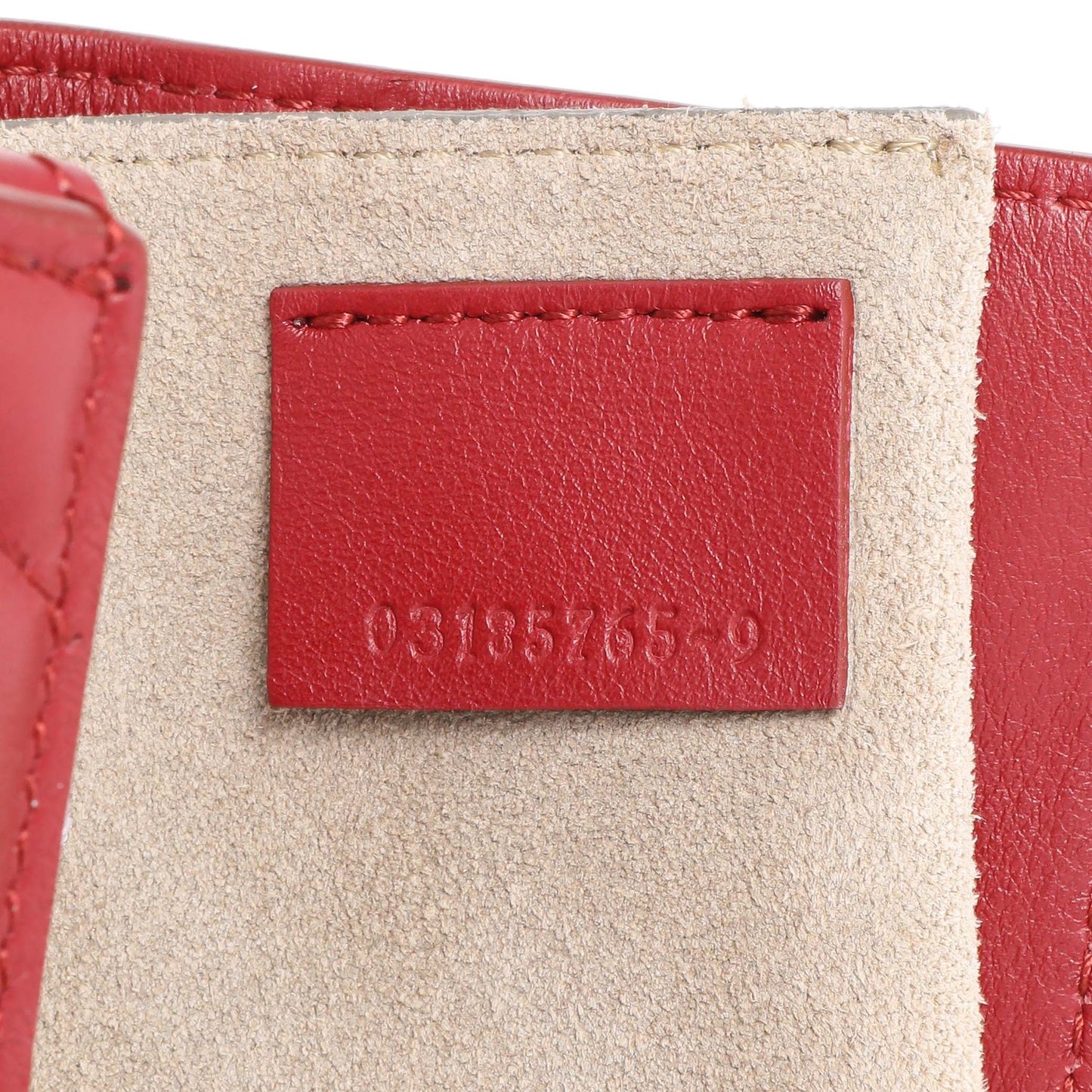 Exclusive Chloe Red Calfskin Quilted Mini Drew Bijou Shoulder Bag — Lifestyle View