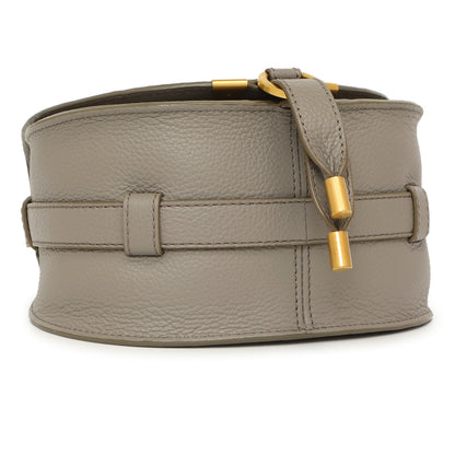 Exclusive Chloe Grey Calfskin Mini Marcie — Top View