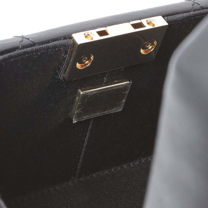 Exclusive Chanel Black Quilted Lambskin Hexagon Vanity Case — Alternate View 7