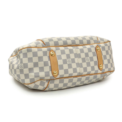 Exclusive Louis Vuitton Damier Azur Galliera PM — Back View