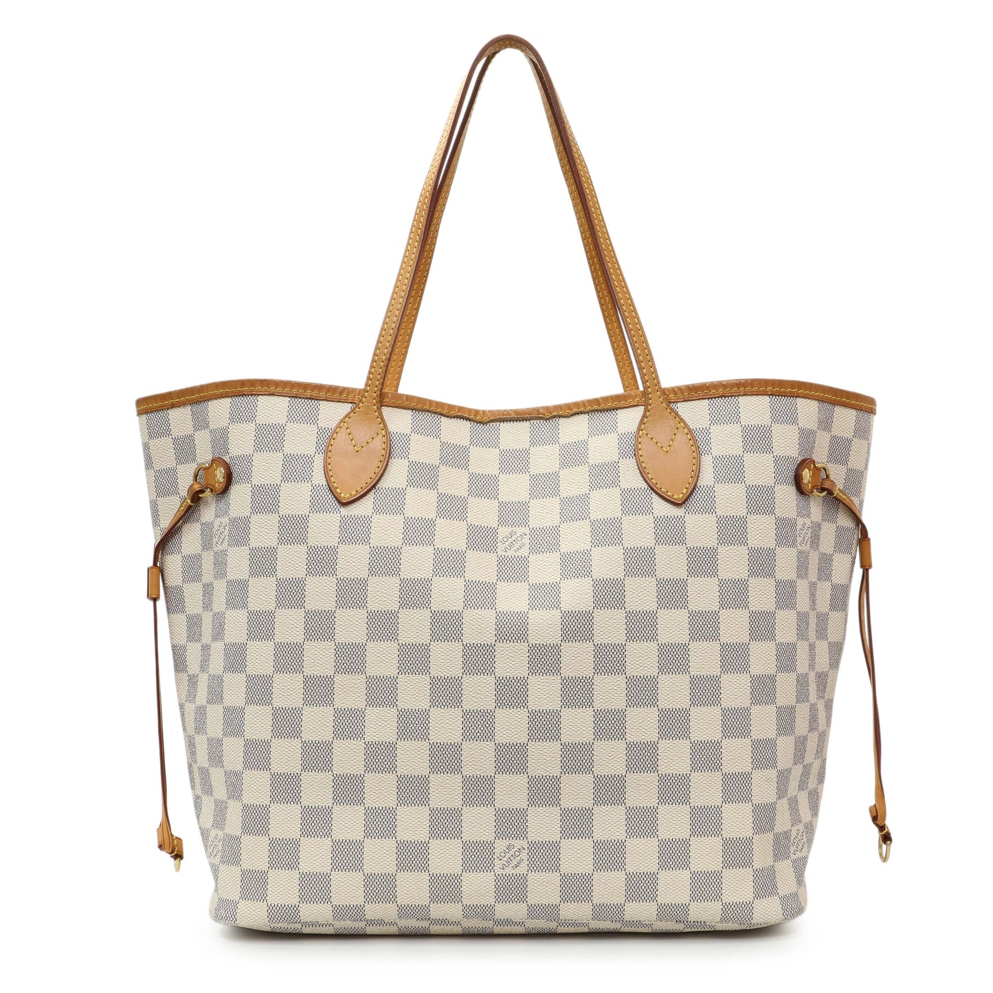 Exclusive Louis Vuitton Damier Azur Neverfull GM — Front View