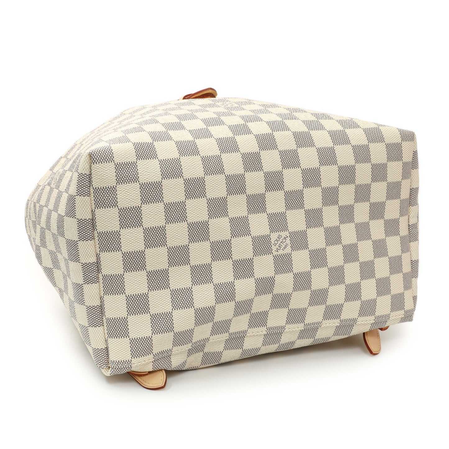 Exclusive Louis Vuitton Damier Azur Sperone Backpack — Back View