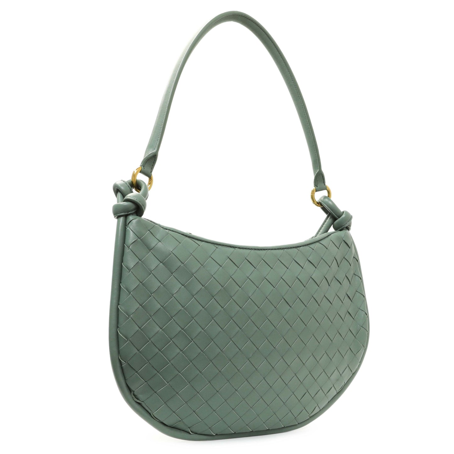 Exclusive Bottega Veneta Nappa Intrecciato Medium Gemelli Shoulder Bag — Side View