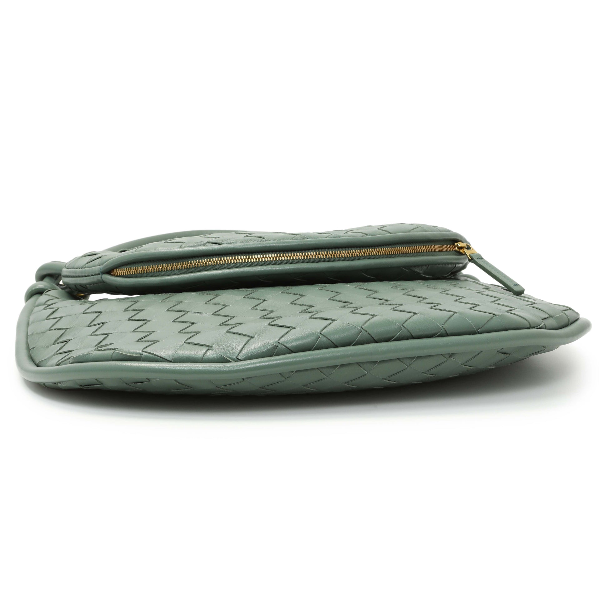 Exclusive Bottega Veneta Nappa Intrecciato Medium Gemelli Shoulder Bag — Back View