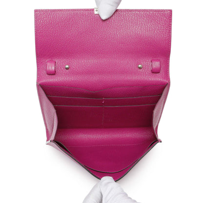 Exclusive Hermes Rose Pourpre Chèvre Mysore Clic 16 — Alternate View 8