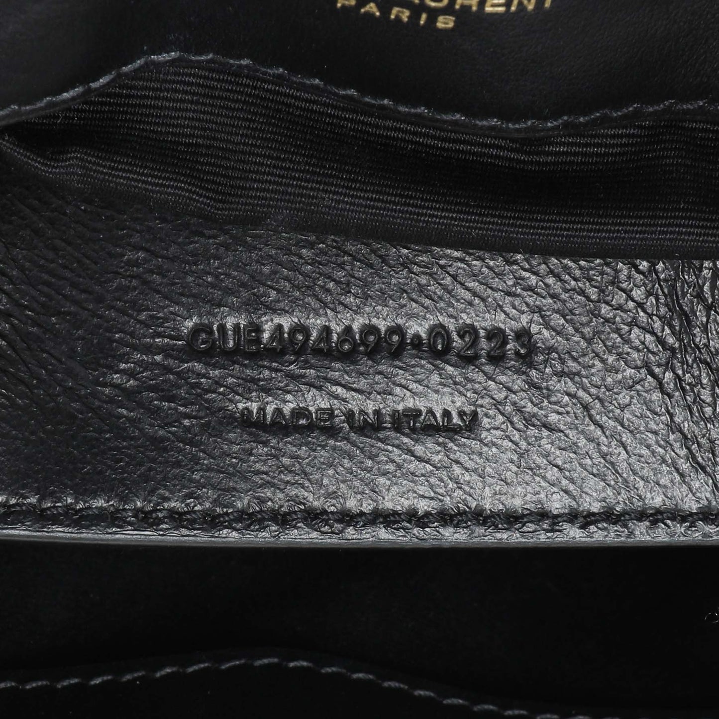 Exclusive Saint Laurent Black Calfskin Loulou Chain Satchel Small — Alternate View 10