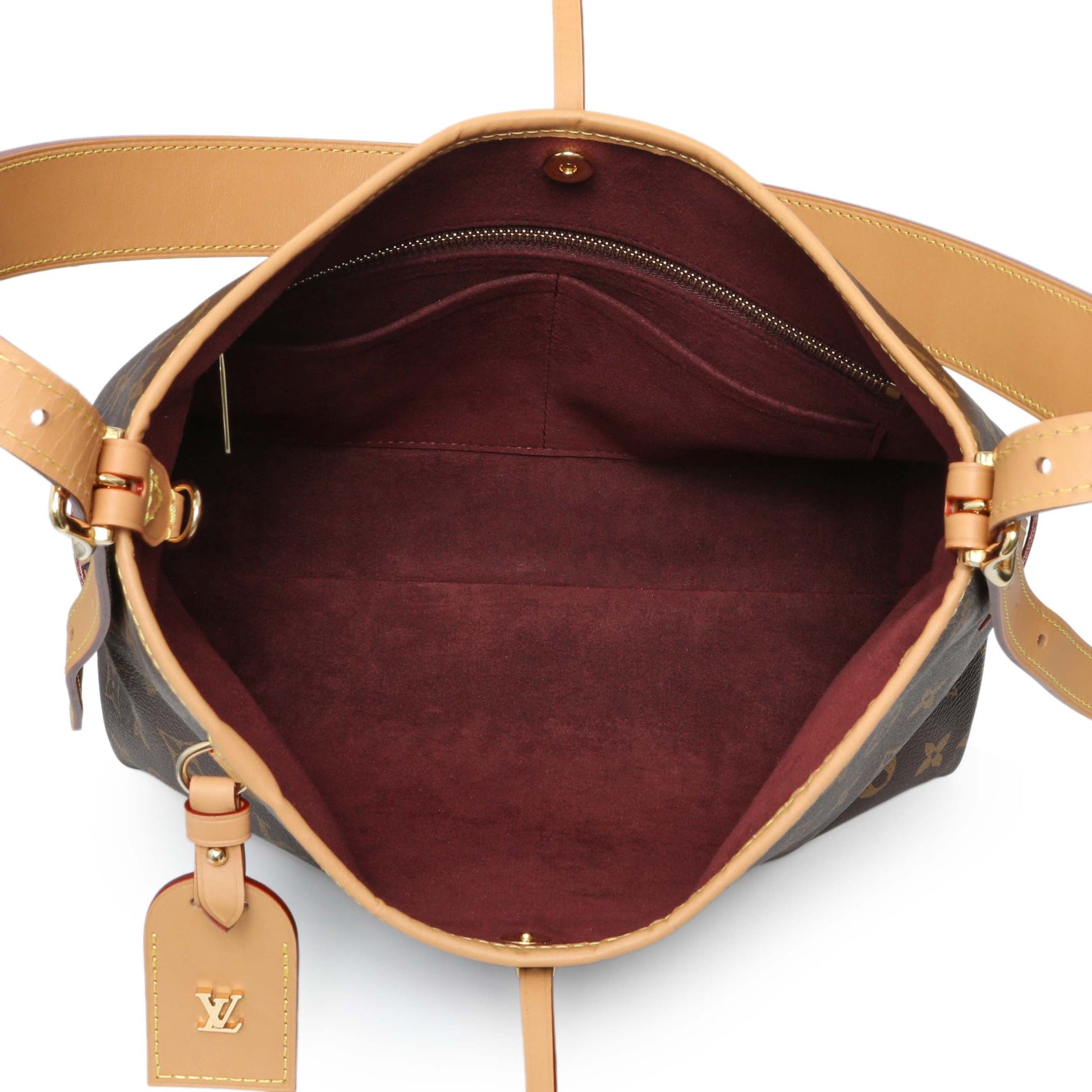 Exclusive Louis Vuitton Monogram Carryall PM — Top View