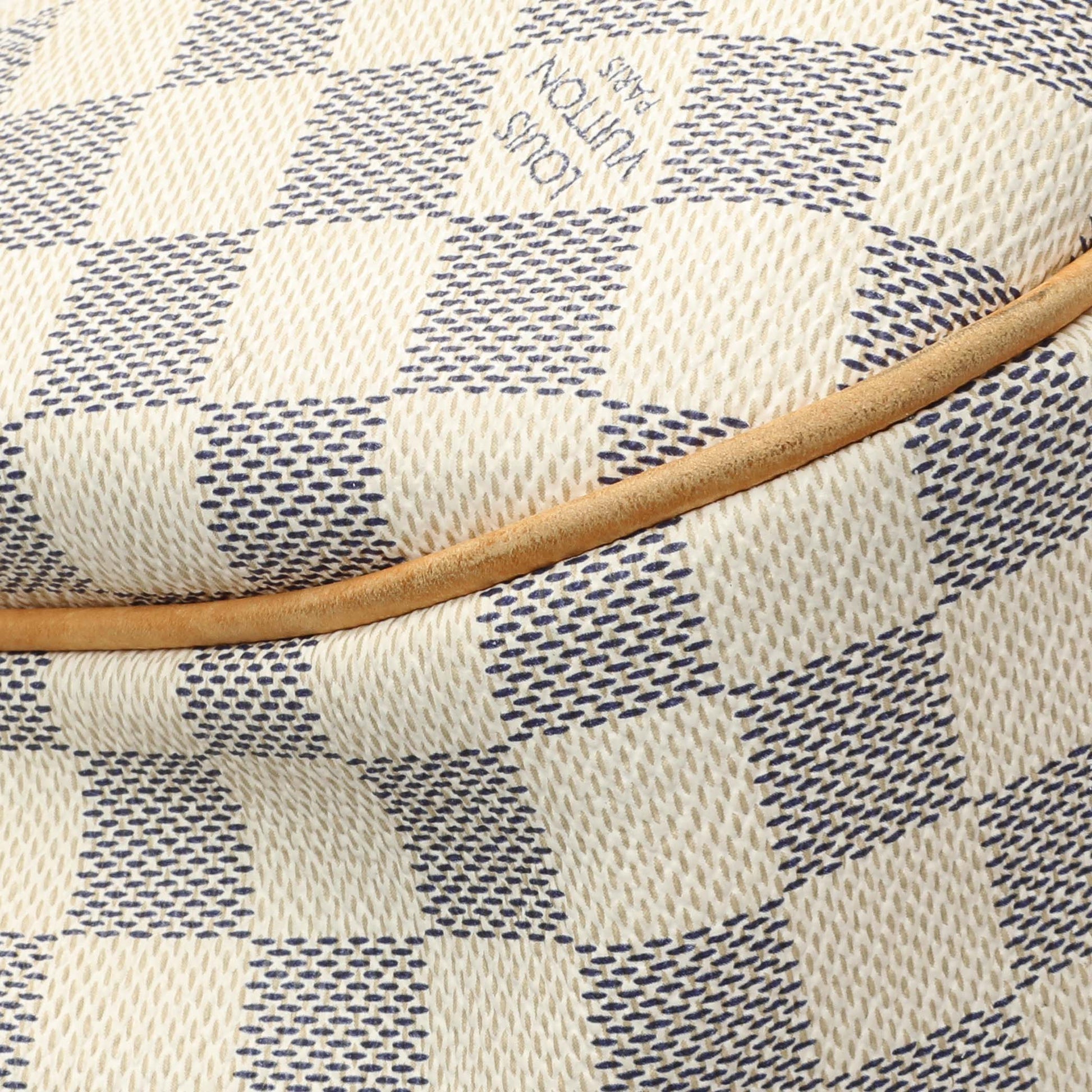 Exclusive Louis Vuitton Damier Azur Galliera PM — Top View