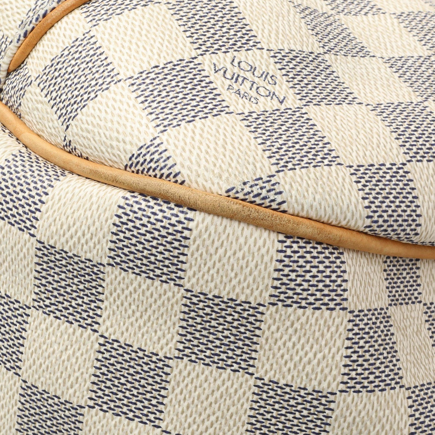 Exclusive Louis Vuitton Damier Azur Galliera PM — Detail View