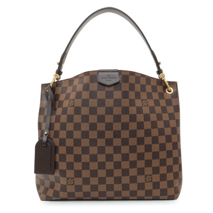 Exclusive Louis Vuitton Damier Ebene Graceful PM — Front View