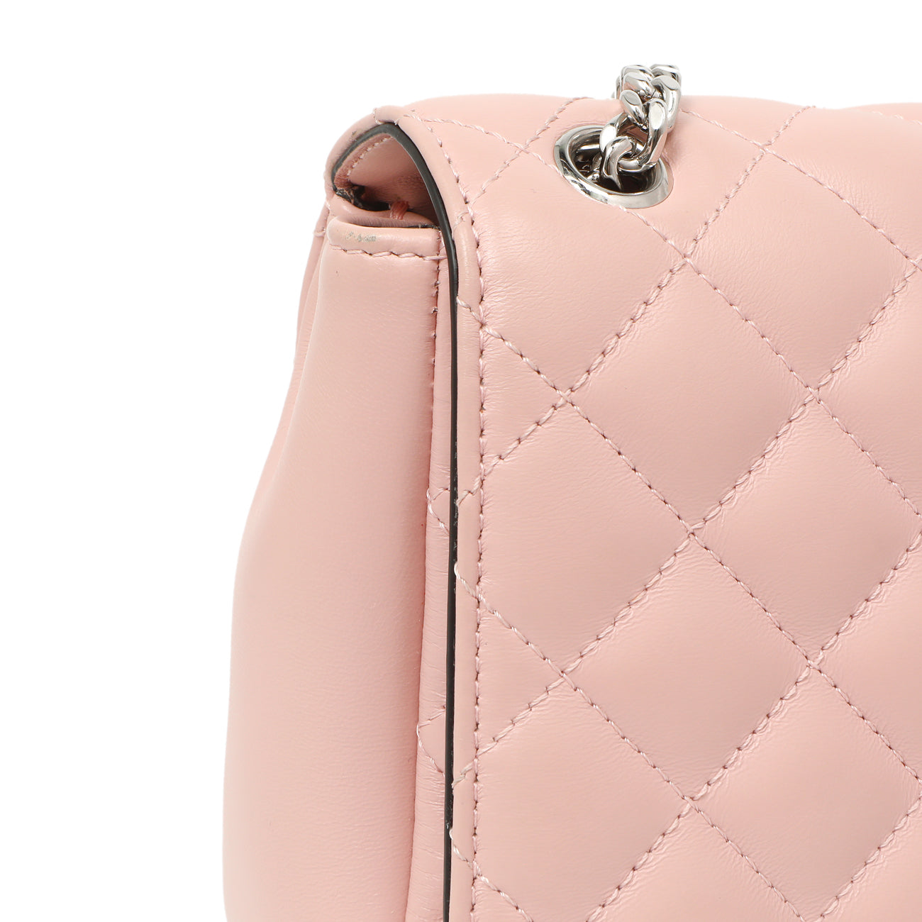 Exclusive Versace Pink Quilted Lambskin Medusa Chain Crossbody — Alternate View 11