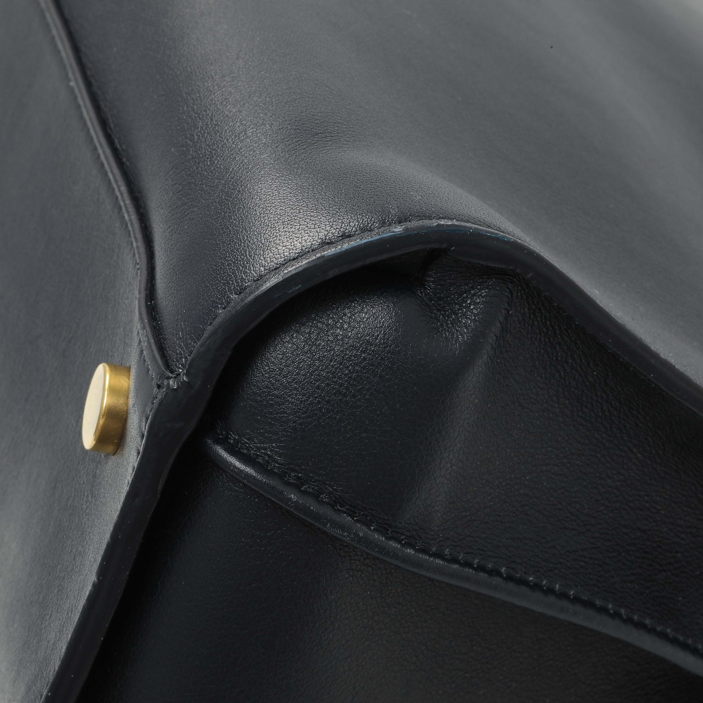 Exclusive Saint Laurent Navy Calfskin Large Sac De Jour — Alternate View 7