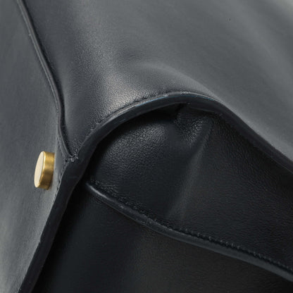 Exclusive Saint Laurent Navy Calfskin Large Sac De Jour — Alternate View 7