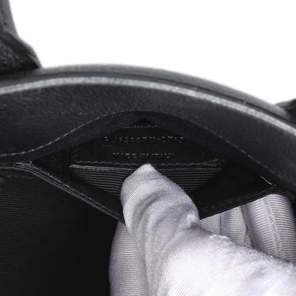 Exclusive Saint Laurent Black Grained Calfskin Nano Sac De Jour — Alternate View 10