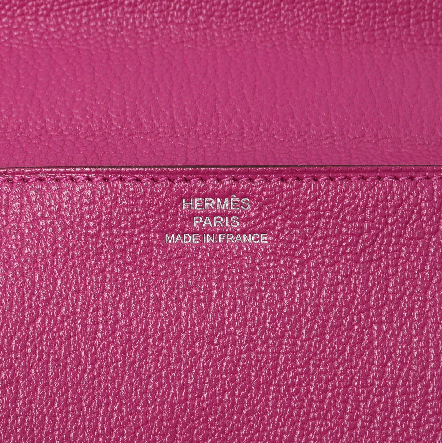 Exclusive Hermes Rose Pourpre Chèvre Mysore Clic 16 — Alternate View 9